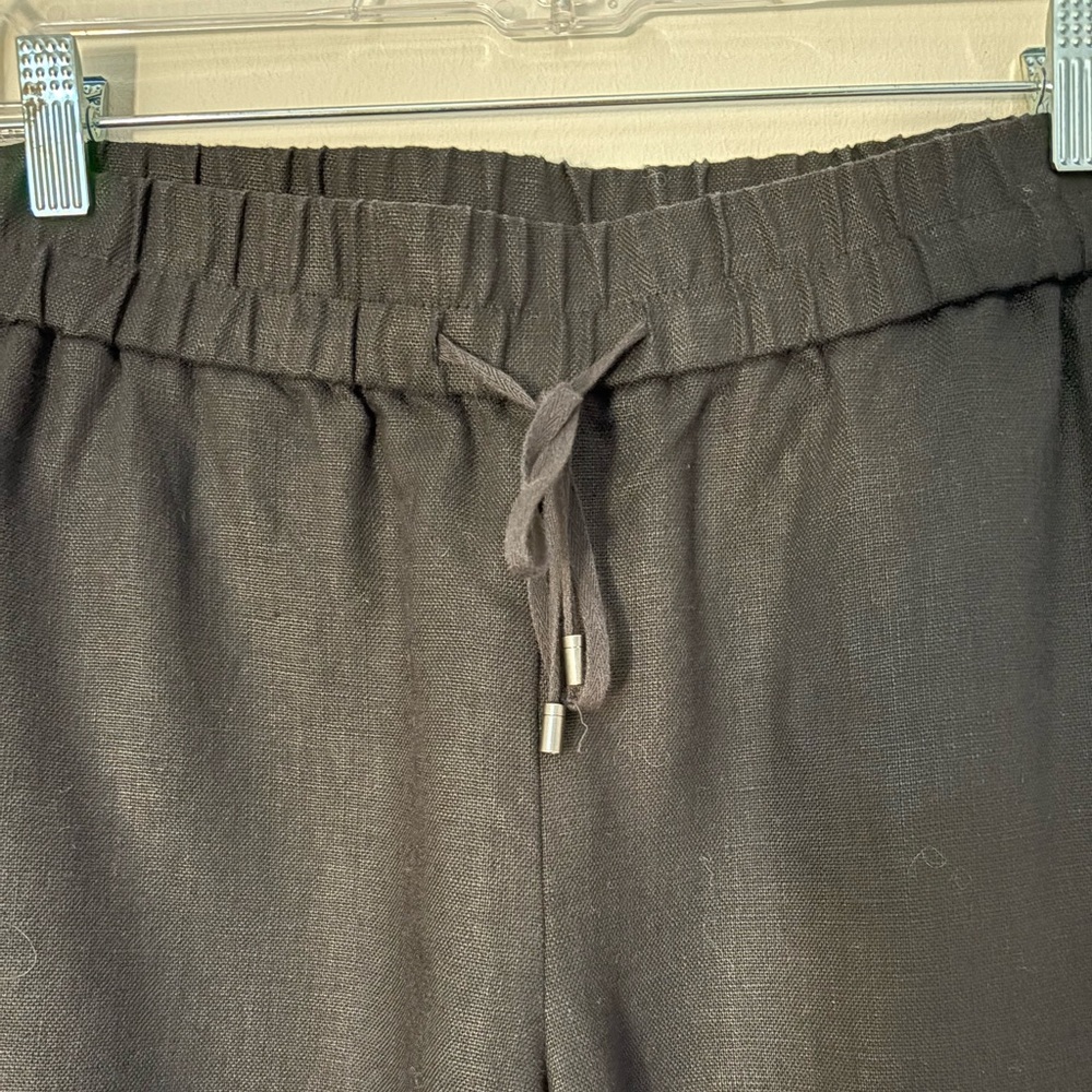 Eileen Fisher Black Pull On Shorts - Picture 10 of 11